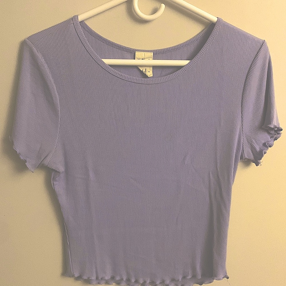Lavender Crop Top